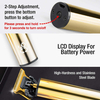 Trimmer per capelli ricaricabile USB con cordless in acciaio inox